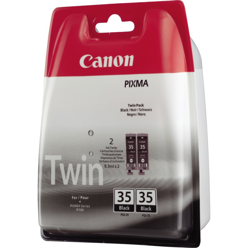 PGI-35 Twin Pack - 2er-Pack - Schwarz - Original
